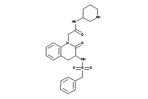 2-[3-(benzylsulfonylamino)-2-keto-3,4-dihydroquinolin-1-yl]-N-(3-piperidyl)acetamide