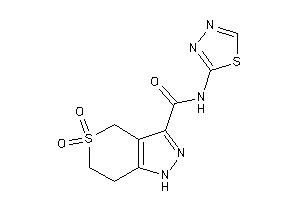 5,5-diketo-N-(1,3,4-thiadiazol-2-yl)-1,4,6,7-tetrahydrothiopyrano[4,3-c]pyrazole-3-carboxamide