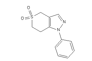 1-phenyl-6,7-dihydro-4H-thiopyrano[4,3-c]pyrazole 5,5-dioxide