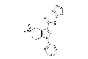 5,5-diketo-1-(2-pyridyl)-N-(1,3,4-thiadiazol-2-yl)-6,7-dihydro-4H-thiopyrano[4,3-c]pyrazole-3-carboxamide