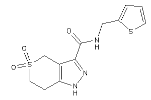 5,5-diketo-N-(2-thenyl)-1,4,6,7-tetrahydrothiopyrano[4,3-c]pyrazole-3-carboxamide