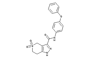 5,5-diketo-N-(4-phenoxyphenyl)-1,4,6,7-tetrahydrothiopyrano[4,3-c]pyrazole-3-carboxamide