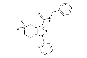 N-benzyl-5,5-diketo-1-(2-pyridyl)-6,7-dihydro-4H-thiopyrano[4,3-c]pyrazole-3-carboxamide