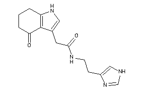 N-[2-(1H-imidazol-4-yl)ethyl]-2-(4-keto-1,5,6,7-tetrahydroindol-3-yl)acetamide