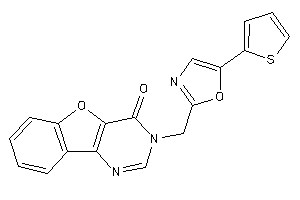 3-[[5-(2-thienyl)oxazol-2-yl]methyl]benzofuro[3,2-d]pyrimidin-4-one