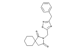 3-[(3-benzyl-1,2,4-oxadiazol-5-yl)methyl]-3-azaspiro[4.5]decane-2,4-quinone