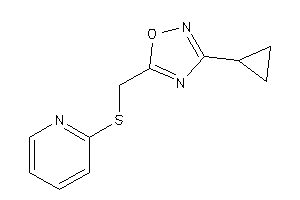 3-cyclopropyl-5-[(2-pyridylthio)methyl]-1,2,4-oxadiazole