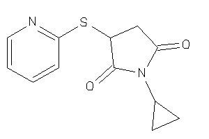 1-cyclopropyl-3-(2-pyridylthio)pyrrolidine-2,5-quinone