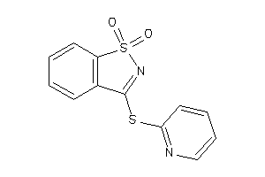 3-(2-pyridylthio)-1,2-benzothiazole 1,1-dioxide