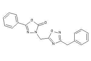 3-[(3-benzyl-1,2,4-oxadiazol-5-yl)methyl]-5-phenyl-1,3,4-oxadiazol-2-one