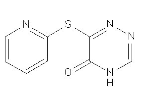 6-(2-pyridylthio)-4H-1,2,4-triazin-5-one