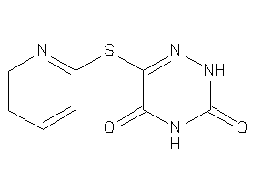 6-(2-pyridylthio)-2H-1,2,4-triazine-3,5-quinone