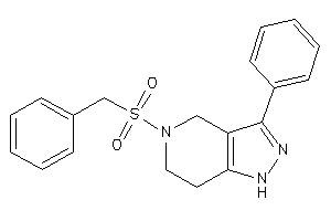 5-benzylsulfonyl-3-phenyl-1,4,6,7-tetrahydropyrazolo[4,3-c]pyridine