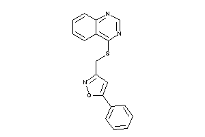 5-phenyl-3-[(quinazolin-4-ylthio)methyl]isoxazole