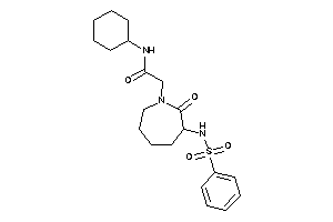 2-[3-(benzenesulfonamido)-2-keto-azepan-1-yl]-N-cyclohexyl-acetamide