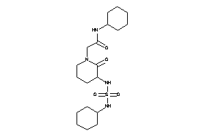 N-cyclohexyl-2-[3-(cyclohexylsulfamoylamino)-2-keto-piperidino]acetamide