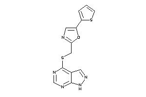 2-[(1H-pyrazolo[3,4-d]pyrimidin-4-ylthio)methyl]-5-(2-thienyl)oxazole