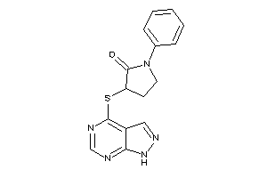 1-phenyl-3-(1H-pyrazolo[3,4-d]pyrimidin-4-ylthio)-2-pyrrolidone