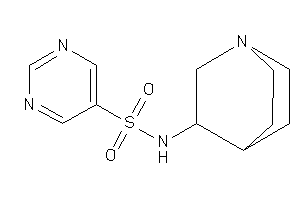 N-quinuclidin-3-ylpyrimidine-5-sulfonamide