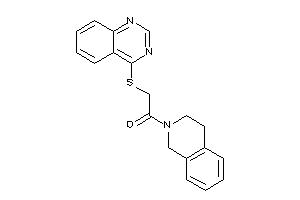 1-(3,4-dihydro-1H-isoquinolin-2-yl)-2-(quinazolin-4-ylthio)ethanone