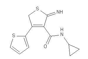 Image of N-cyclopropyl-5-imino-3-(2-thienyl)-2H-thiophene-4-carboxamide