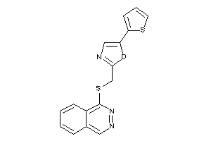 2-[(phthalazin-1-ylthio)methyl]-5-(2-thienyl)oxazole