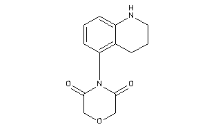 4-(1,2,3,4-tetrahydroquinolin-5-yl)morpholine-3,5-quinone