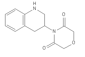 Image of 4-(1,2,3,4-tetrahydroquinolin-3-yl)morpholine-3,5-quinone