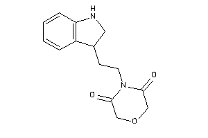 4-(2-indolin-3-ylethyl)morpholine-3,5-quinone