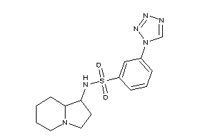 N-indolizidin-1-yl-3-(tetrazol-1-yl)benzenesulfonamide