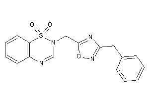 2-[(3-benzyl-1,2,4-oxadiazol-5-yl)methyl]benzo[e][1,2,4]thiadiazine 1,1-dioxide