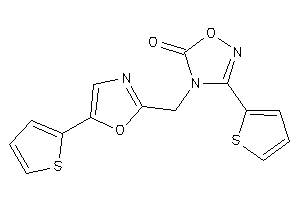 3-(2-thienyl)-4-[[5-(2-thienyl)oxazol-2-yl]methyl]-1,2,4-oxadiazol-5-one