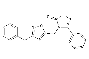 4-[(3-benzyl-1,2,4-oxadiazol-5-yl)methyl]-3-phenyl-1,2,4-oxadiazol-5-one