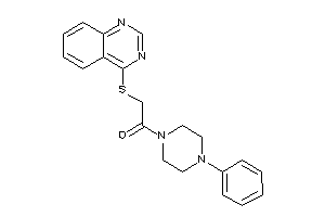 1-(4-phenylpiperazino)-2-(quinazolin-4-ylthio)ethanone