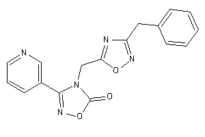 4-[(3-benzyl-1,2,4-oxadiazol-5-yl)methyl]-3-(3-pyridyl)-1,2,4-oxadiazol-5-one