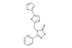 Image of 3-(2-pyridyl)-4-[[5-(2-thienyl)oxazol-2-yl]methyl]-1,2,4-oxadiazol-5-one