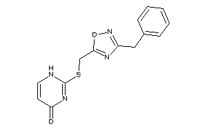 2-[(3-benzyl-1,2,4-oxadiazol-5-yl)methylthio]-1H-pyrimidin-4-one