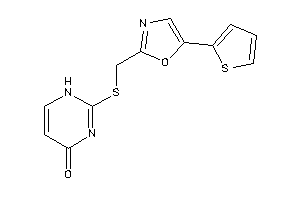 2-[[5-(2-thienyl)oxazol-2-yl]methylthio]-1H-pyrimidin-4-one