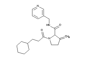 1-(3-cyclohexylpropanoyl)-3-methylene-N-(3-pyridylmethyl)pyrrolidine-2-carboxamide