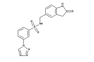 N-[(2-ketoindolin-5-yl)methyl]-3-(tetrazol-1-yl)benzenesulfonamide