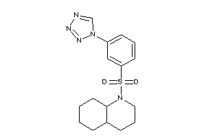 1-[3-(tetrazol-1-yl)phenyl]sulfonyl-3,4,4a,5,6,7,8,8a-octahydro-2H-quinoline