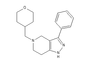 3-phenyl-5-(tetrahydropyran-4-ylmethyl)-1,4,6,7-tetrahydropyrazolo[4,3-c]pyridine