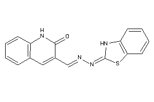 3-[(3H-1,3-benzothiazol-2-ylidenehydrazono)methyl]carbostyril