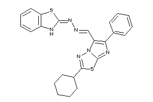 3H-1,3-benzothiazol-2-ylidene-[(2-cyclohexyl-6-phenyl-imidazo[2,1-b][1,3,4]thiadiazol-5-yl)methyleneamino]amine