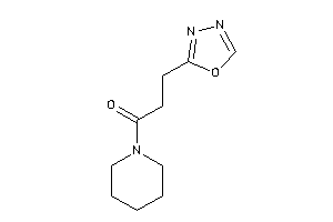 3-(1,3,4-oxadiazol-2-yl)-1-piperidino-propan-1-one