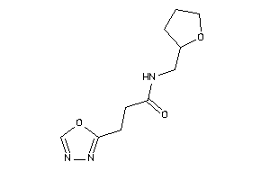 3-(1,3,4-oxadiazol-2-yl)-N-(tetrahydrofurfuryl)propionamide