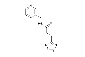 3-(1,3,4-oxadiazol-2-yl)-N-(3-pyridylmethyl)propionamide