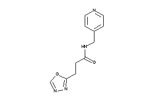 3-(1,3,4-oxadiazol-2-yl)-N-(4-pyridylmethyl)propionamide