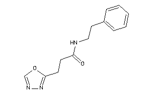 3-(1,3,4-oxadiazol-2-yl)-N-phenethyl-propionamide