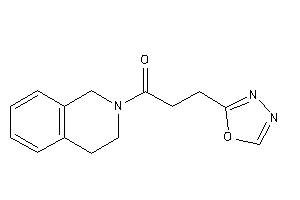 1-(3,4-dihydro-1H-isoquinolin-2-yl)-3-(1,3,4-oxadiazol-2-yl)propan-1-one